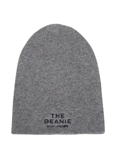Marc Jacobs embroidered-logo beanie - Grey - zdjęcie produktu nr 1