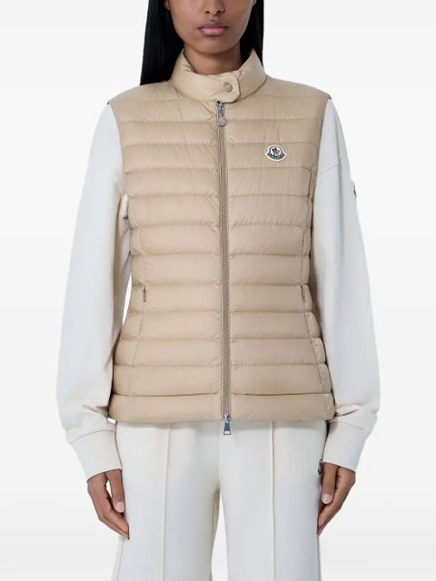 Moncler zip-up quilted gilet - Neutrals - zdjęcie produktu nr 1
