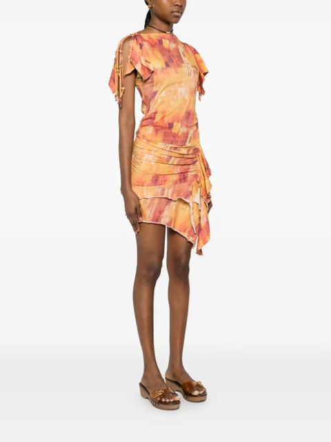 ISABEL MARANT Janick mini dress - Orange