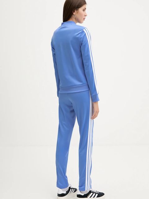 adidas dres Essentials 3-Stripes damski kolor niebieski JX0508