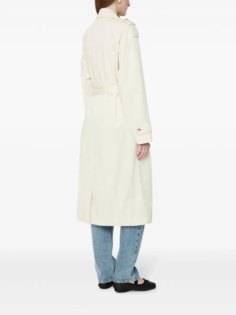 ANINE BING Layton button-detail oversize trench - Neutrals