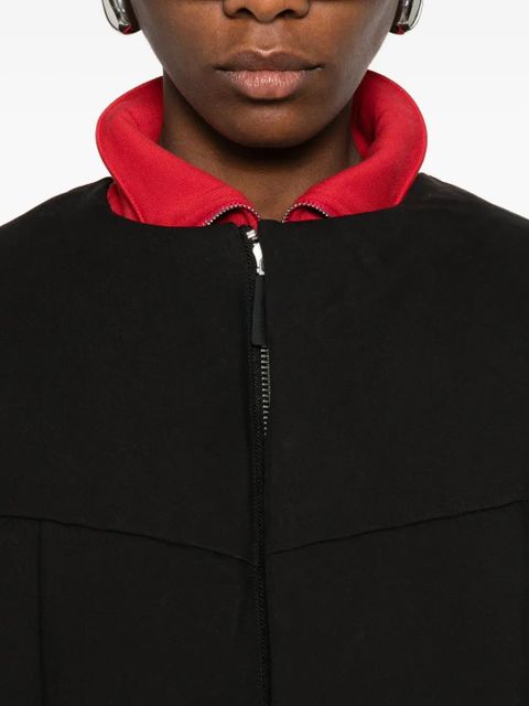 ENTIRE STUDIOS Pod quilted zip-front bomber jacket - Black