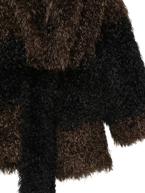 ENTIRE STUDIOS Juno faux-fur coat - Brown