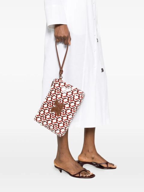 Max Mara patterned clutch bag - White - zdjęcie produktu nr 2