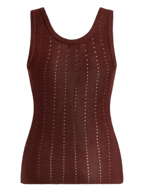 ETRO knitted vest - Brown - zdjęcie produktu nr 2