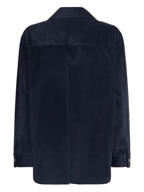 Max Mara buttoned corduroy shirt - Blue - zdjęcie produktu nr 2