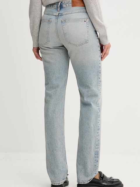 Tommy Hilfiger jeansy damskie high waist WW0WW46727 - zdjęcie produktu nr 2