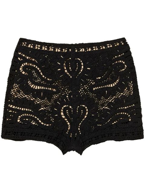 TWINSET knitted shorts - Black - zdjęcie produktu nr 1