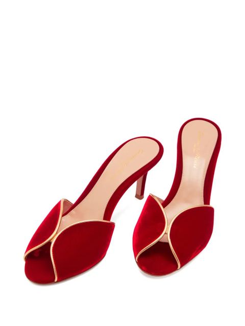 Gianvito Rossi 70 cutout trim sandals - Red - zdjęcie produktu nr 2