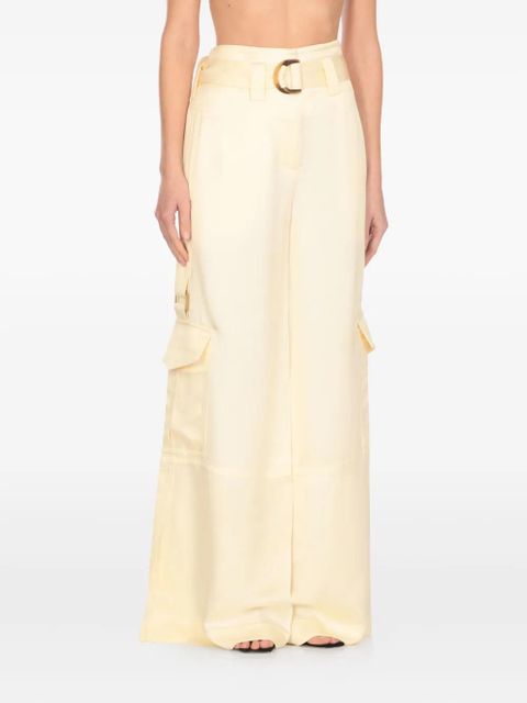ZIMMERMANN Dawning cargo trousers - Yellow