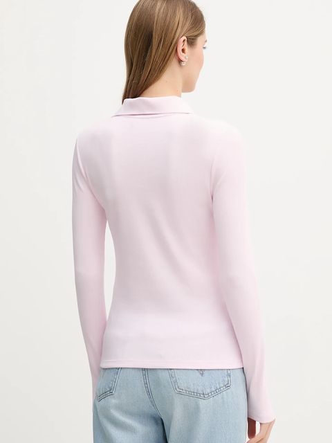 Calvin Klein Jeans longsleeve kolor różowy LV047E203G - zdjęcie produktu nr 2