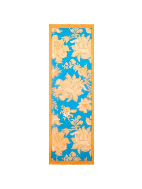 ETRO floral-print scarf - Blue - zdjęcie produktu nr 1