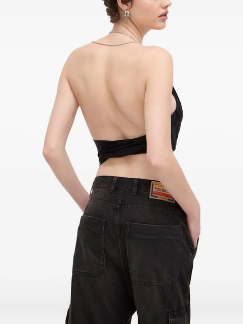 Diesel chain halterneck top - Black