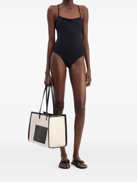 LouLou de Saison criss-crossing straps swimsuit - Black - zdjęcie produktu nr 2