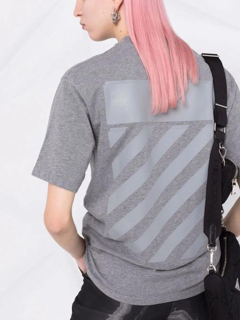 Off-White Diag-print T-shirt - Grey