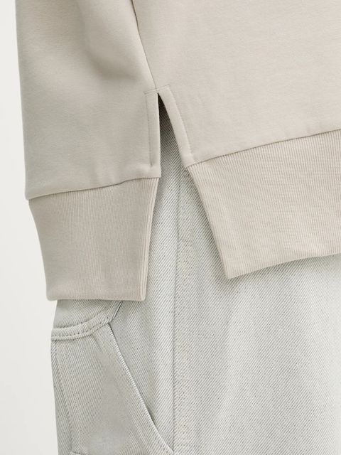 adidas bluza ALL SZN damska kolor beżowy z kapturem gładka JV9887