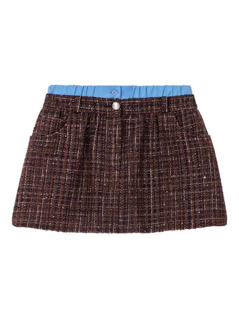 Maje button mini skirt - Brown - zdjęcie produktu nr 1
