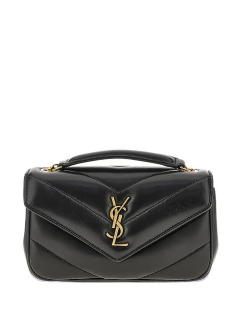 Saint Laurent mini Loulou lambskin shoulder bag - Black - zdjęcie produktu nr 1