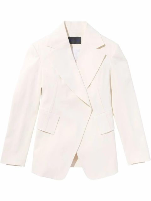 Proenza Schouler midweight linen blazer - White - zdjęcie produktu nr 1