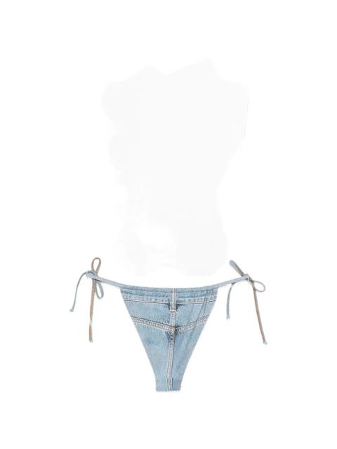 Diesel denim tie bikini - Blue - zdjęcie produktu nr 2