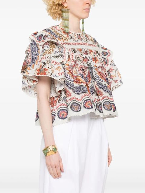 FARM Rio Boho Glam blouse - White