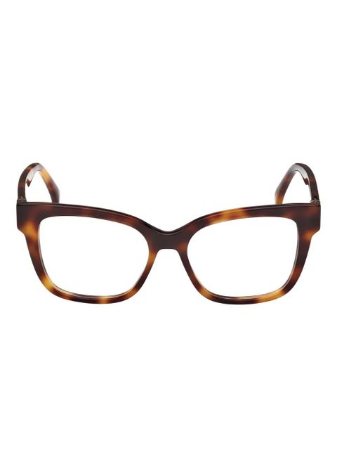 Max Mara tortoiseshell square-frames glasses - Brown - zdjęcie produktu nr 1