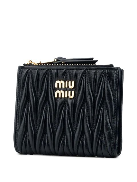 Miu Miu logo plaque purse - Black