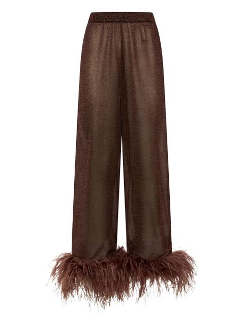 Oséree Lumière Plumage trousers - Brown - zdjęcie produktu nr 1