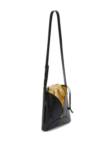 Jil Sander small Curve cross body bag - Black