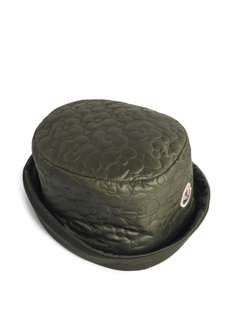 Moncler quilted reversible bucket hat - Green