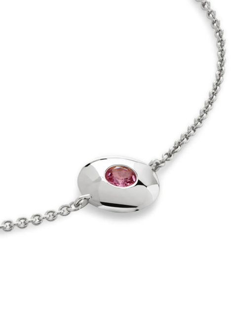 Monica Vinader October Tourmaline Birthstone bracelet - Silver