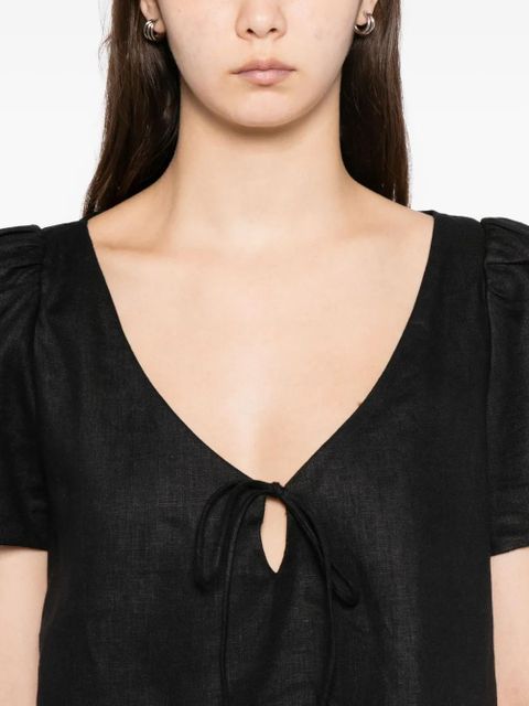 Reformation Mayla top - Black