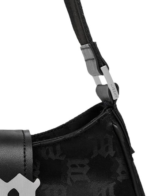 MISBHV medium monogram-detail shoulder bag - Black - zdjęcie produktu nr 2