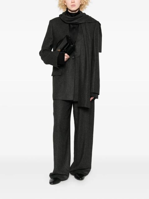 TOTEME dart-detail trousers - Grey - zdjęcie produktu nr 2