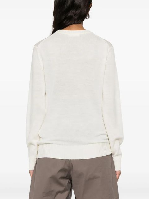 Jil Sander + merino-wool sweater - White