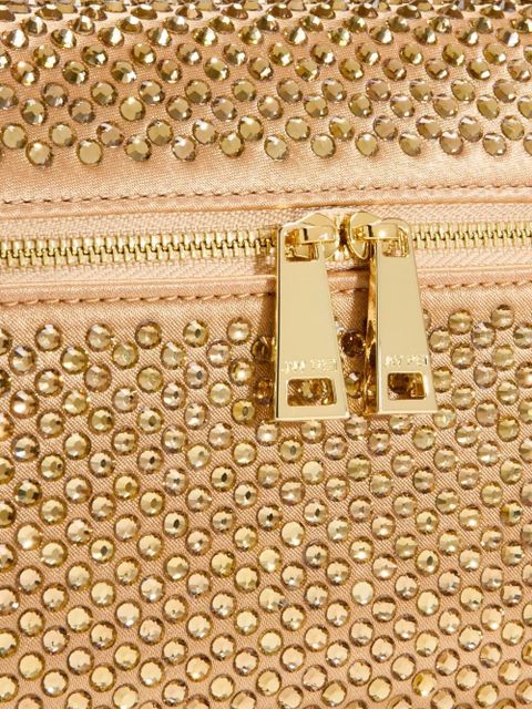 JW Pei Thea crystal-embellished top-handle bag - Gold