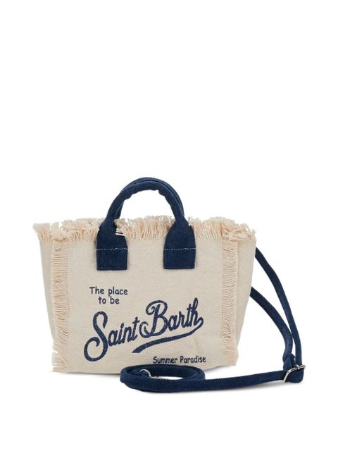 MC2 Saint Barth fringe tote bag - White - zdjęcie produktu nr 2