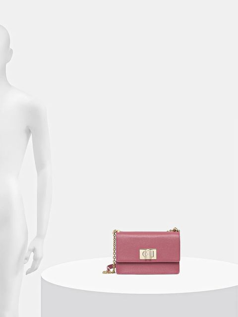 Furla torebka skórzana kolor różowy BAFKACO.ARE000.4147S