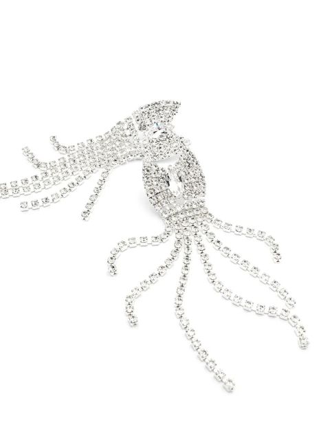 Magda Butrym crystal-embellished chandelier earrings - Silver