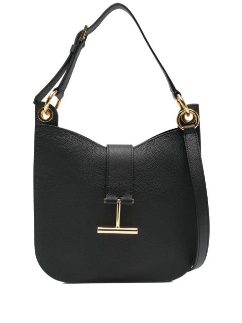TOM FORD Tara T-bar-buckle shoulder bag - Black - zdjęcie produktu nr 1