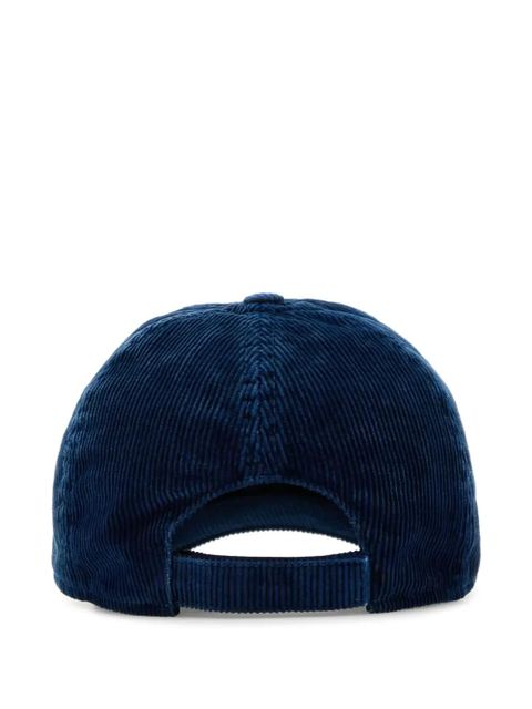 Miu Miu corduroy baseball cap - Blue - zdjęcie produktu nr 2