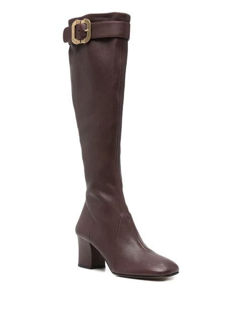 Miu Miu 65mm buckle boots - Brown - zdjęcie produktu nr 2