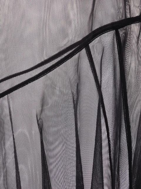 Simone Rocha sheer tulle midi skirt - Black