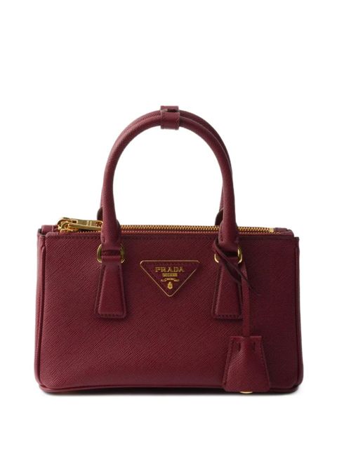 Prada mini Galleria tote bag - Red - zdjęcie produktu nr 1