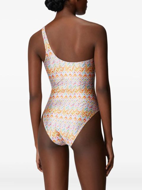 Missoni zigzag-pattern swimsuit - Pink