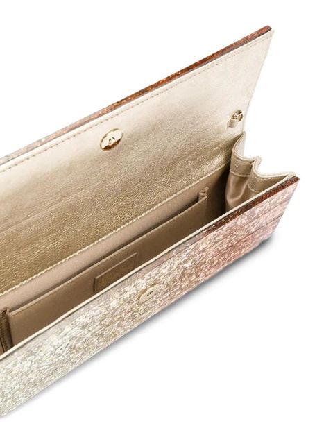 Jimmy Choo Sweetie Glitter clutch bag - Silver