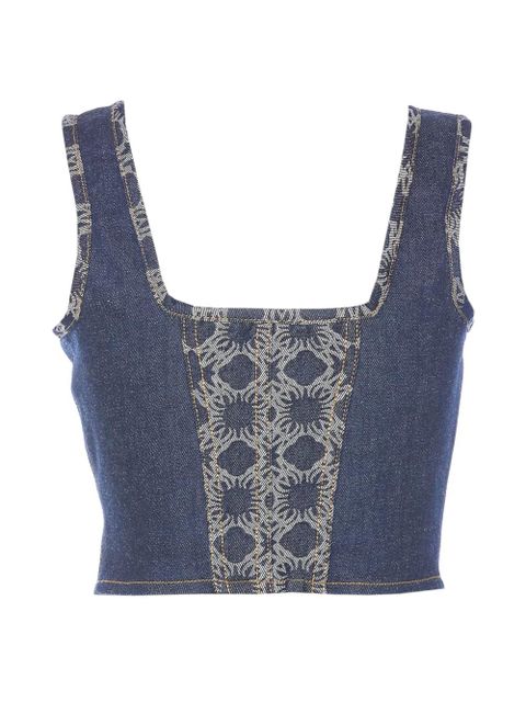 AMIRI MA Quad corset top - Blue - zdjęcie produktu nr 2