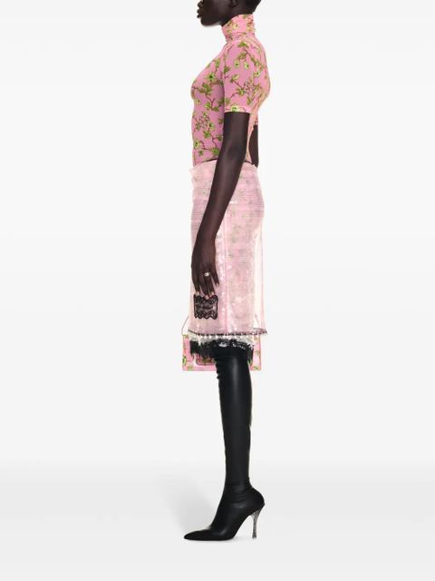 Off-White Ramage tulle T-shirt - Pink - zdjęcie produktu nr 2