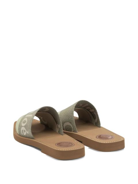 Chloé Woody sandals - Green