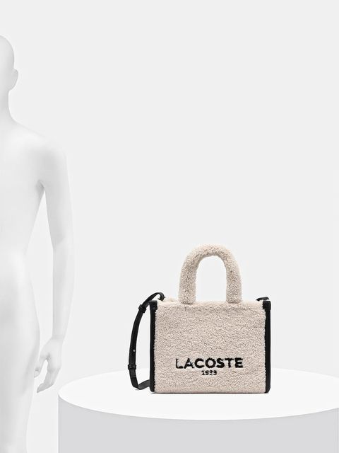 Lacoste torebka kolor beżowy NF5116HX